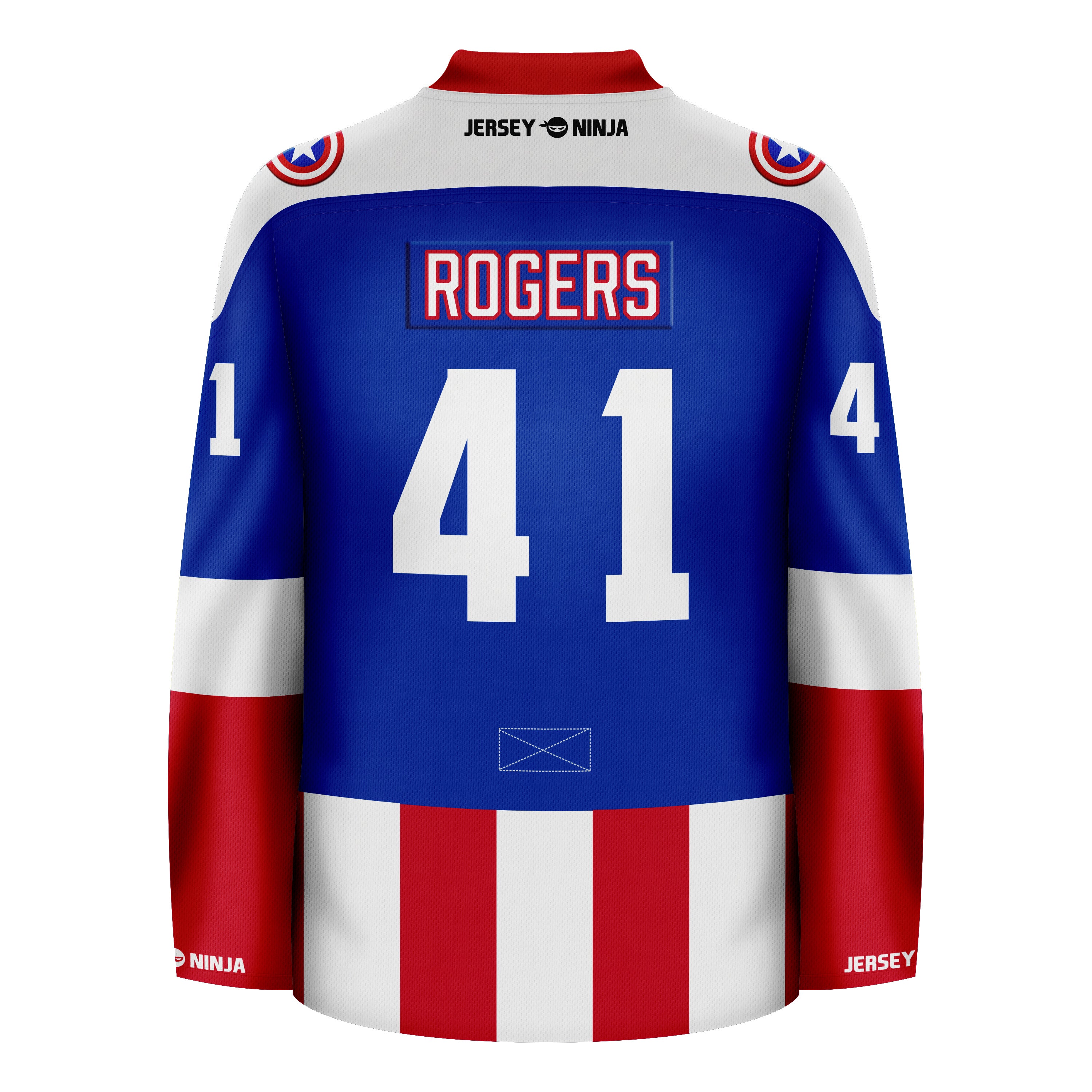 Captain America Home Hockey Jersey