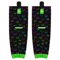 Pro Mesh Fluorescent Jack Halloween Hockey Socks