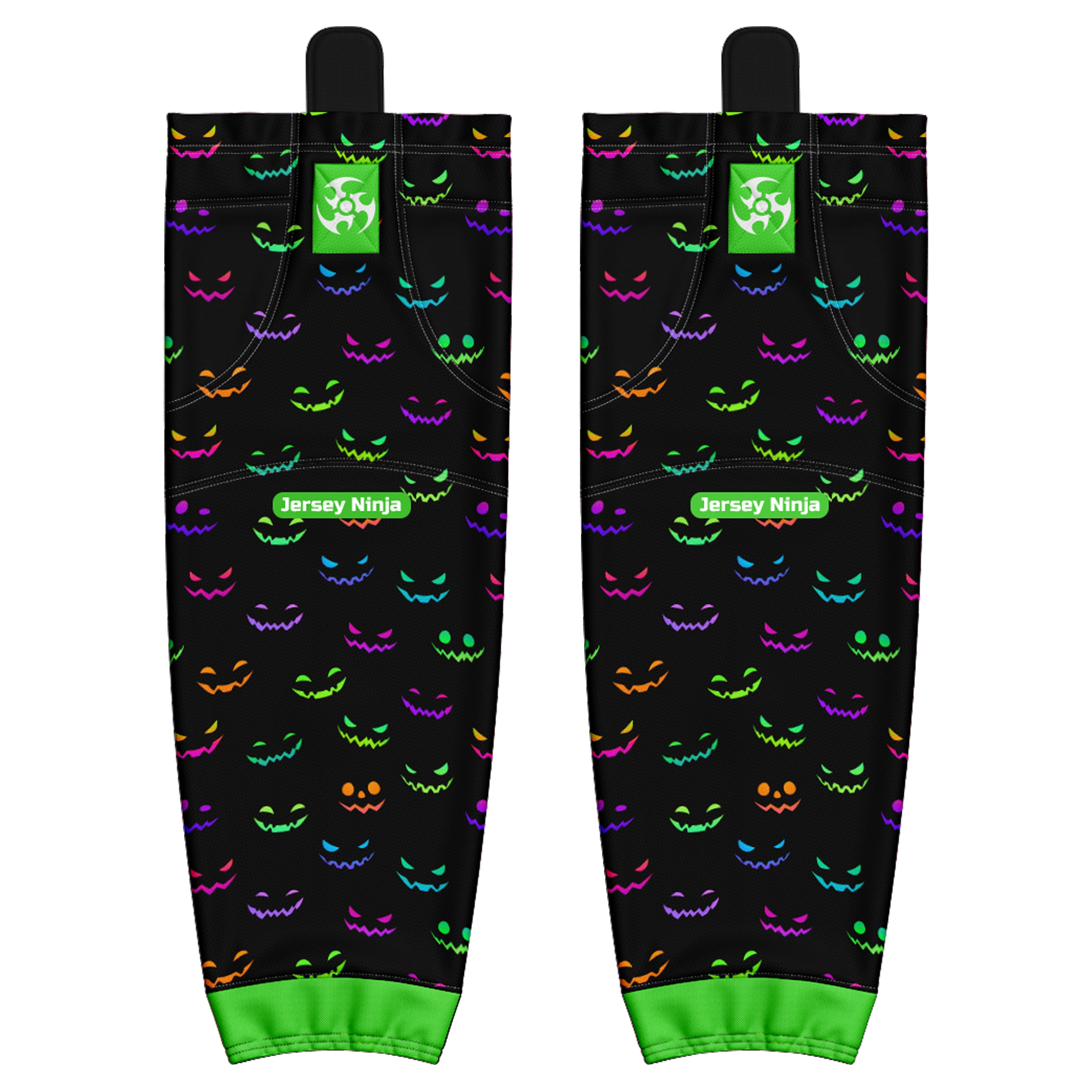 Pro Mesh Fluorescent Jack Halloween Hockey Socks