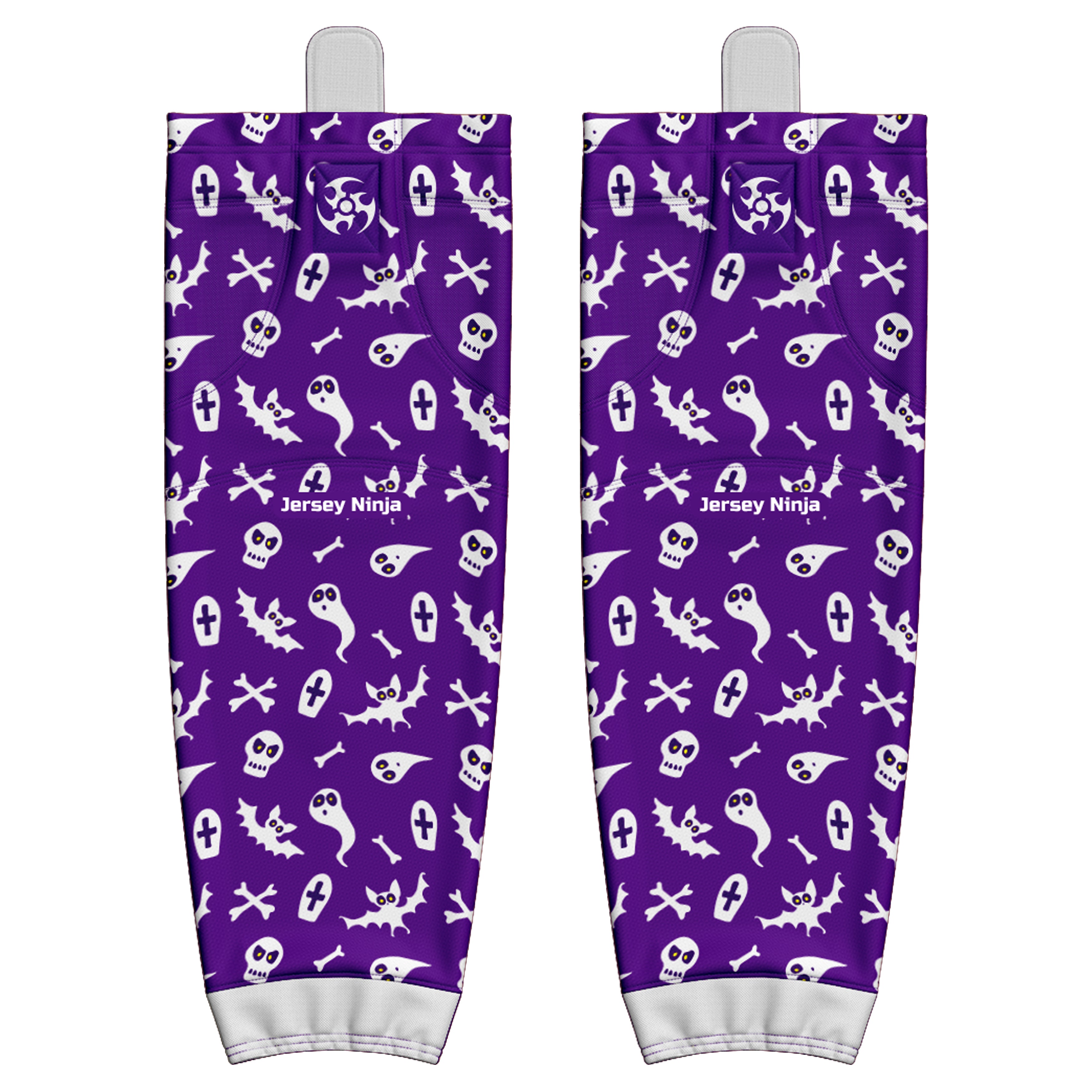 Pro Mesh Spooky Graveyard Halloween Hockey Socks