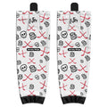 Pro Mesh Beer League Pro White Hockey Socks