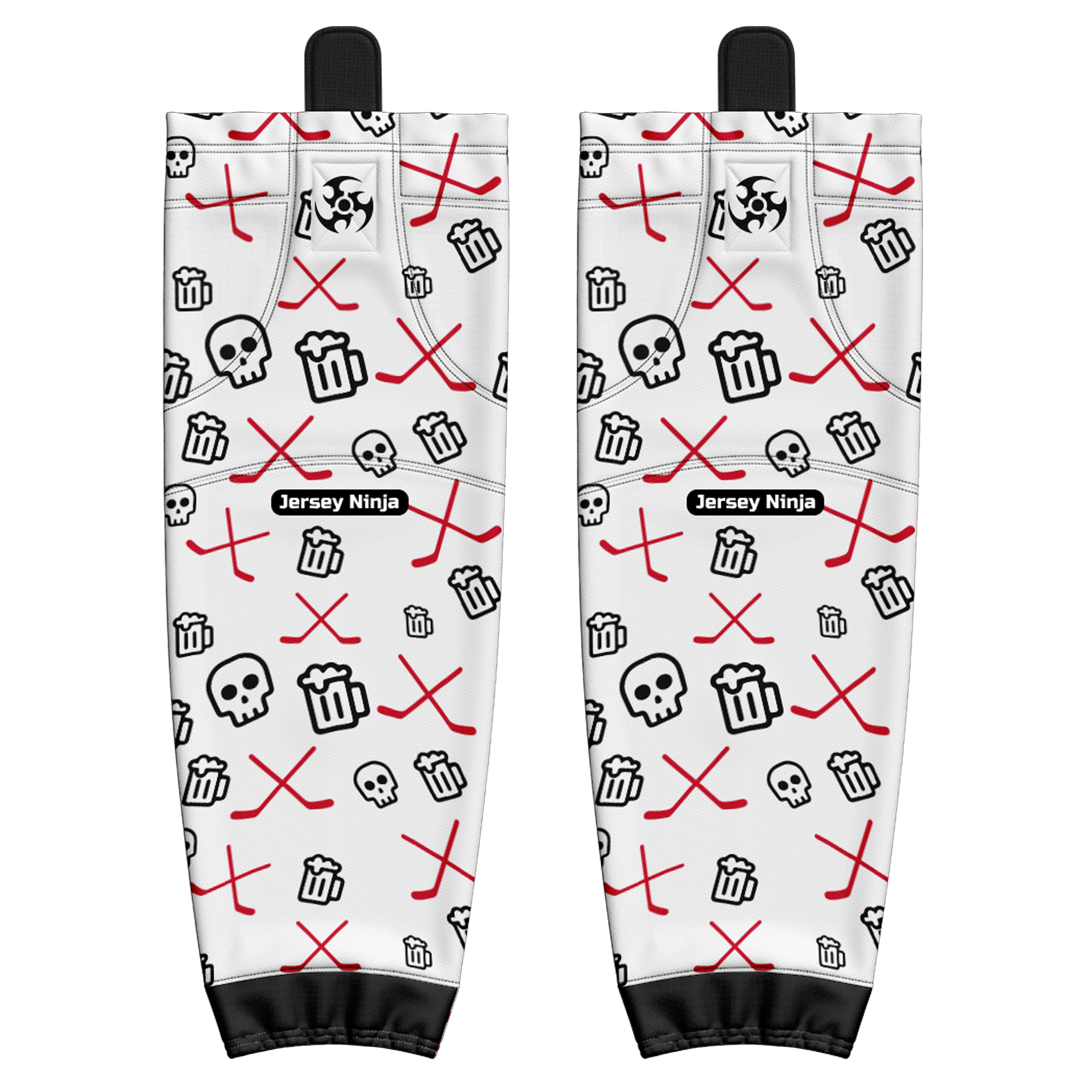 Pro Mesh Beer League Pro White Hockey Socks