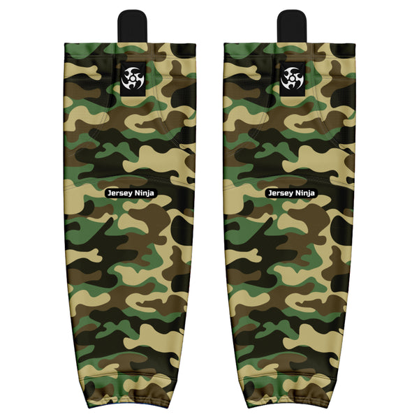 Pro Mesh Forest Camo Hockey Socks