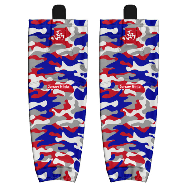 Pro Mesh Patriotic Camo Hockey Socks