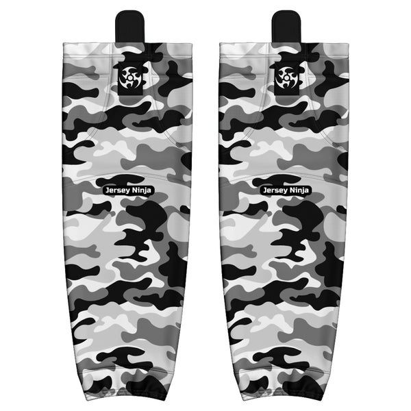 Pro Mesh Snow Camo Hockey Socks