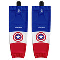 Pro Mesh Captain America Home Hockey Socks