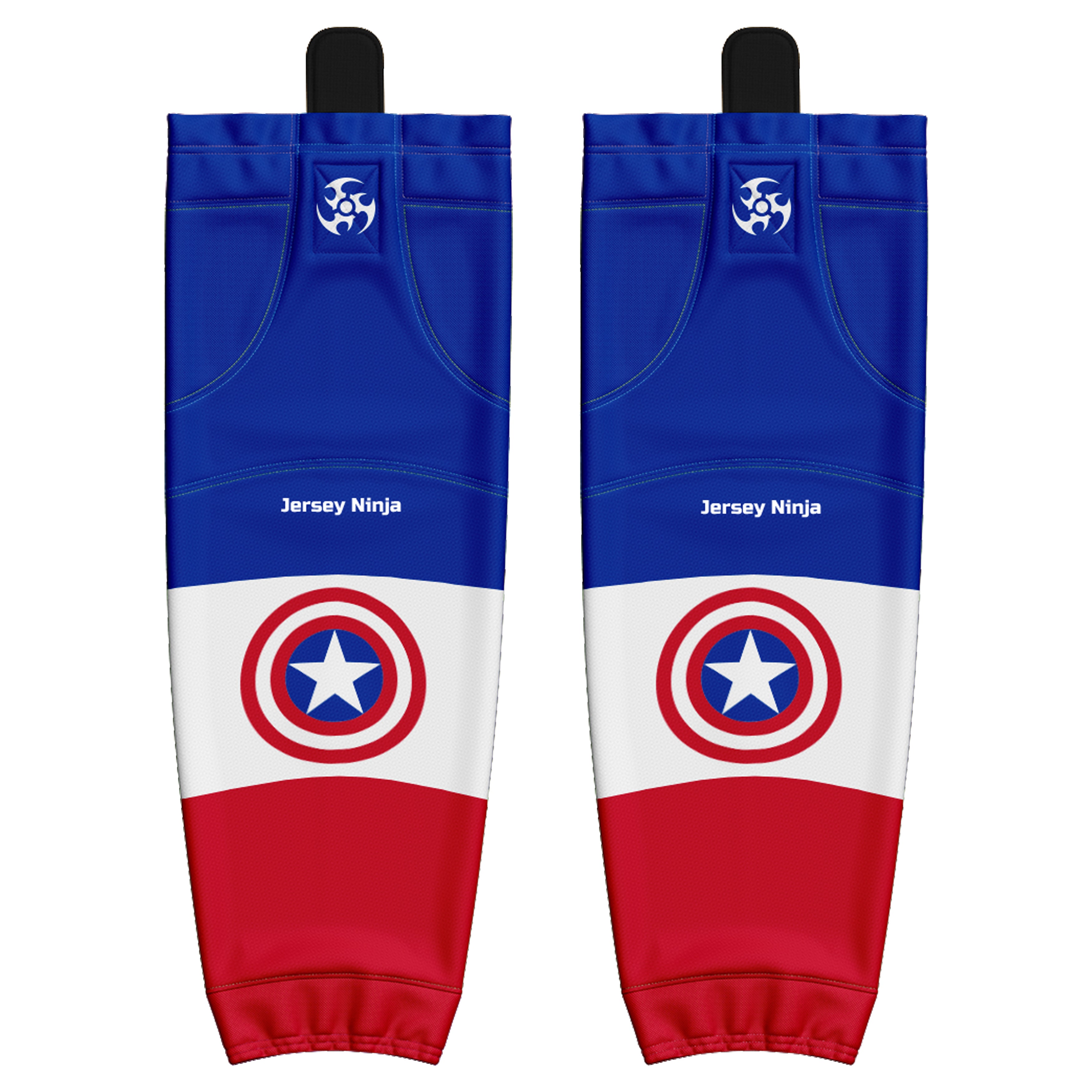 Pro Mesh Captain America Home Hockey Socks