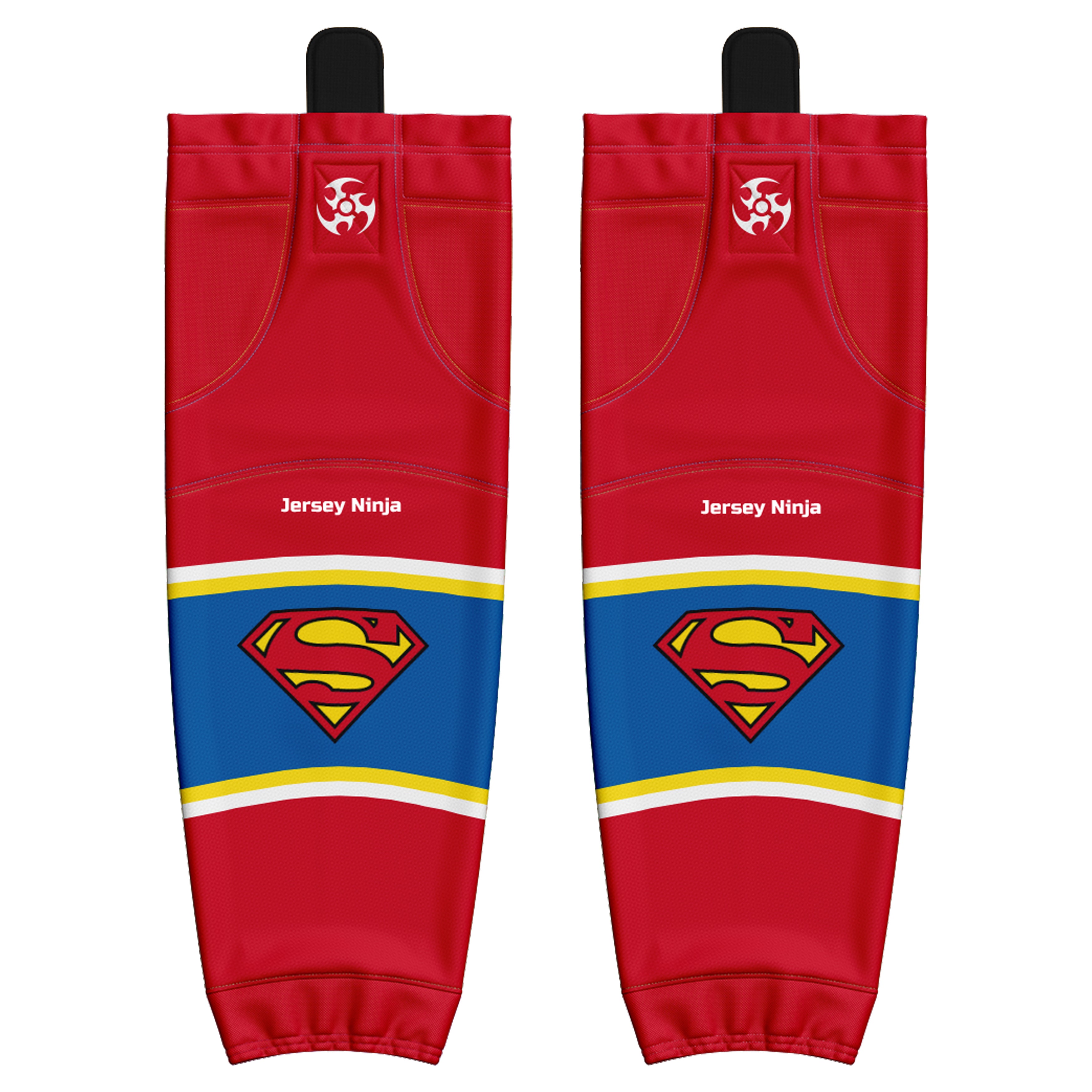 Pro Mesh Superman Home Hockey Socks