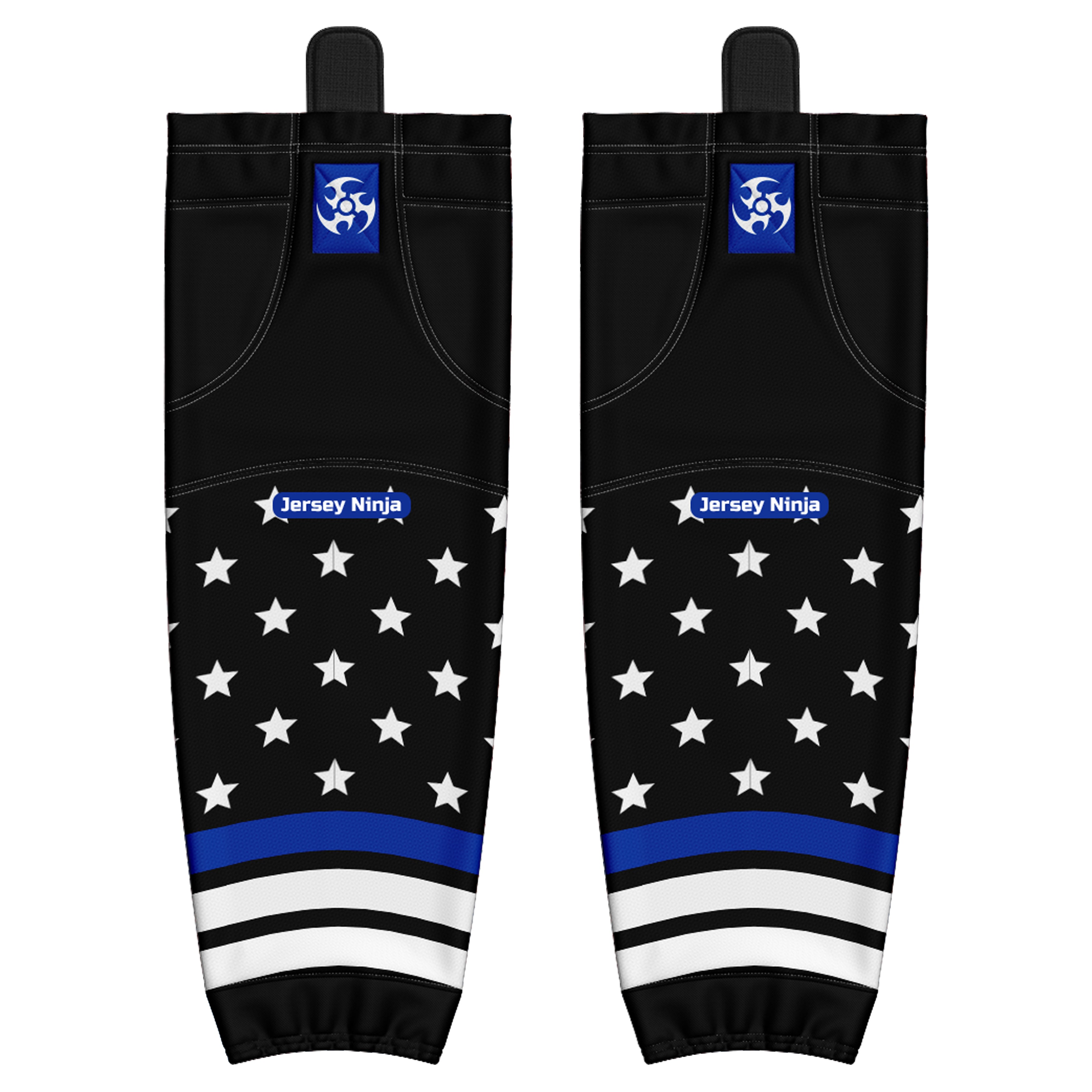 Pro Mesh Thin Blue Line Hockey Socks