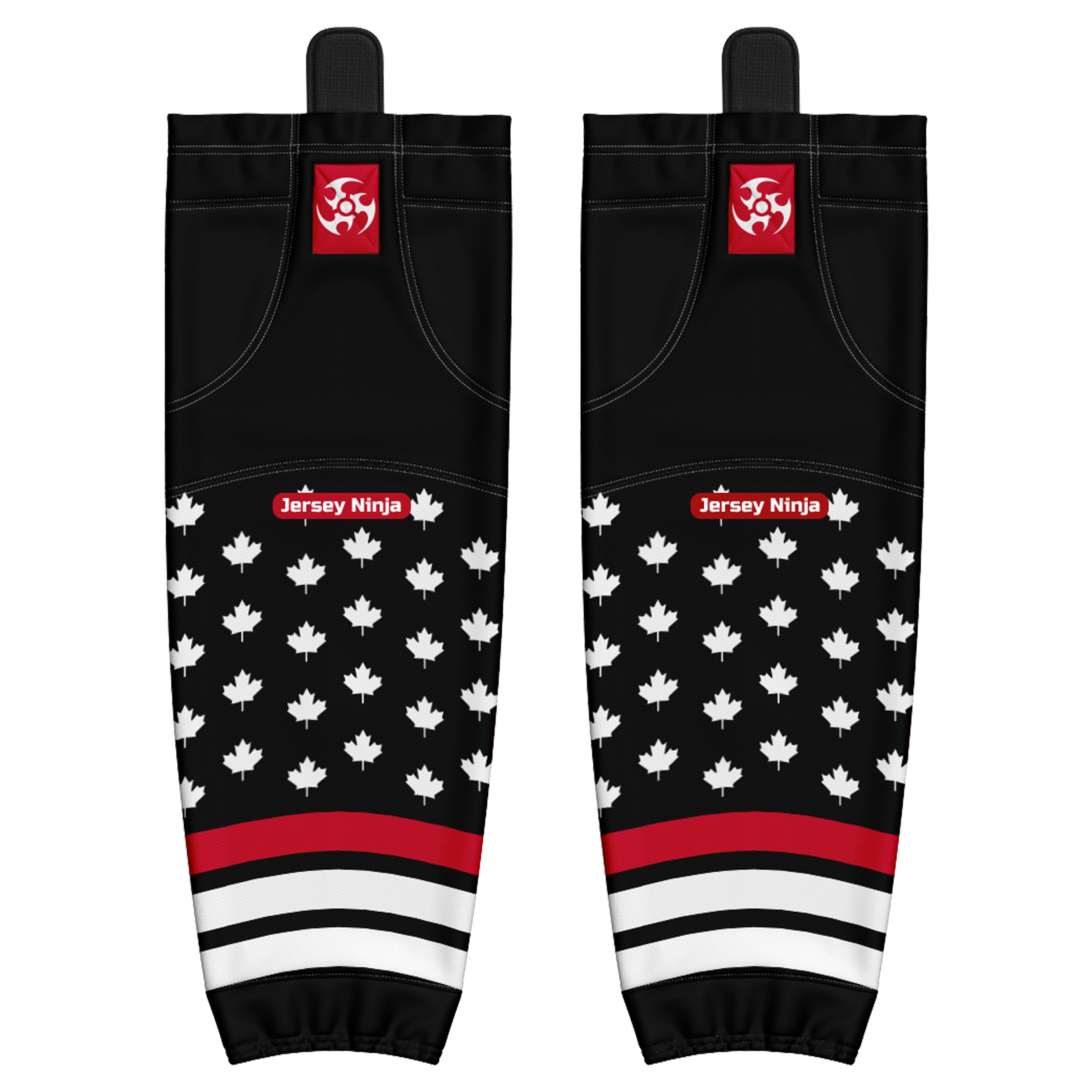 Pro Mesh Thin Red Line Canada Hockey Socks