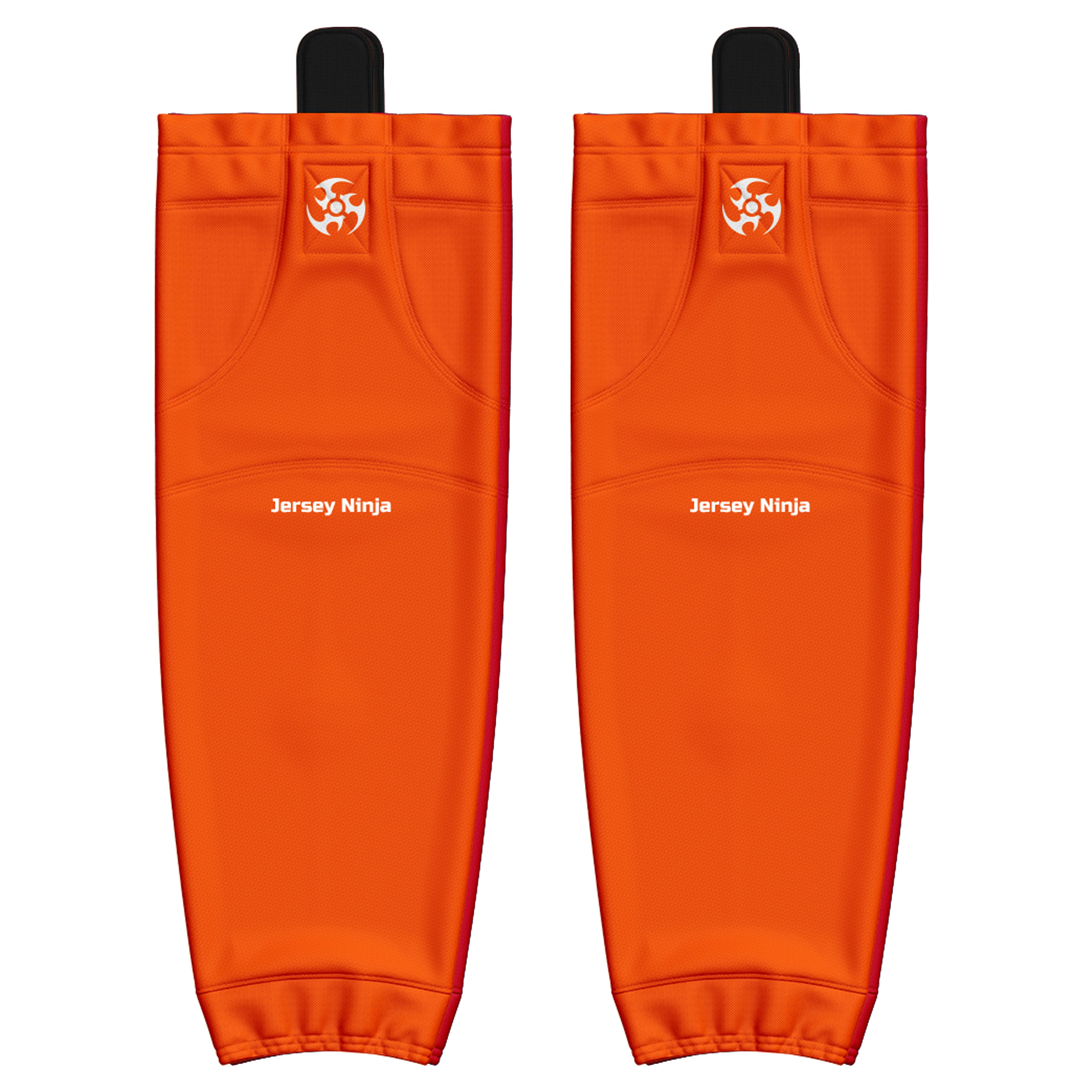 Pro Mesh Solid Orange Hockey Socks