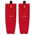 Pro Mesh Solid Red Hockey Socks