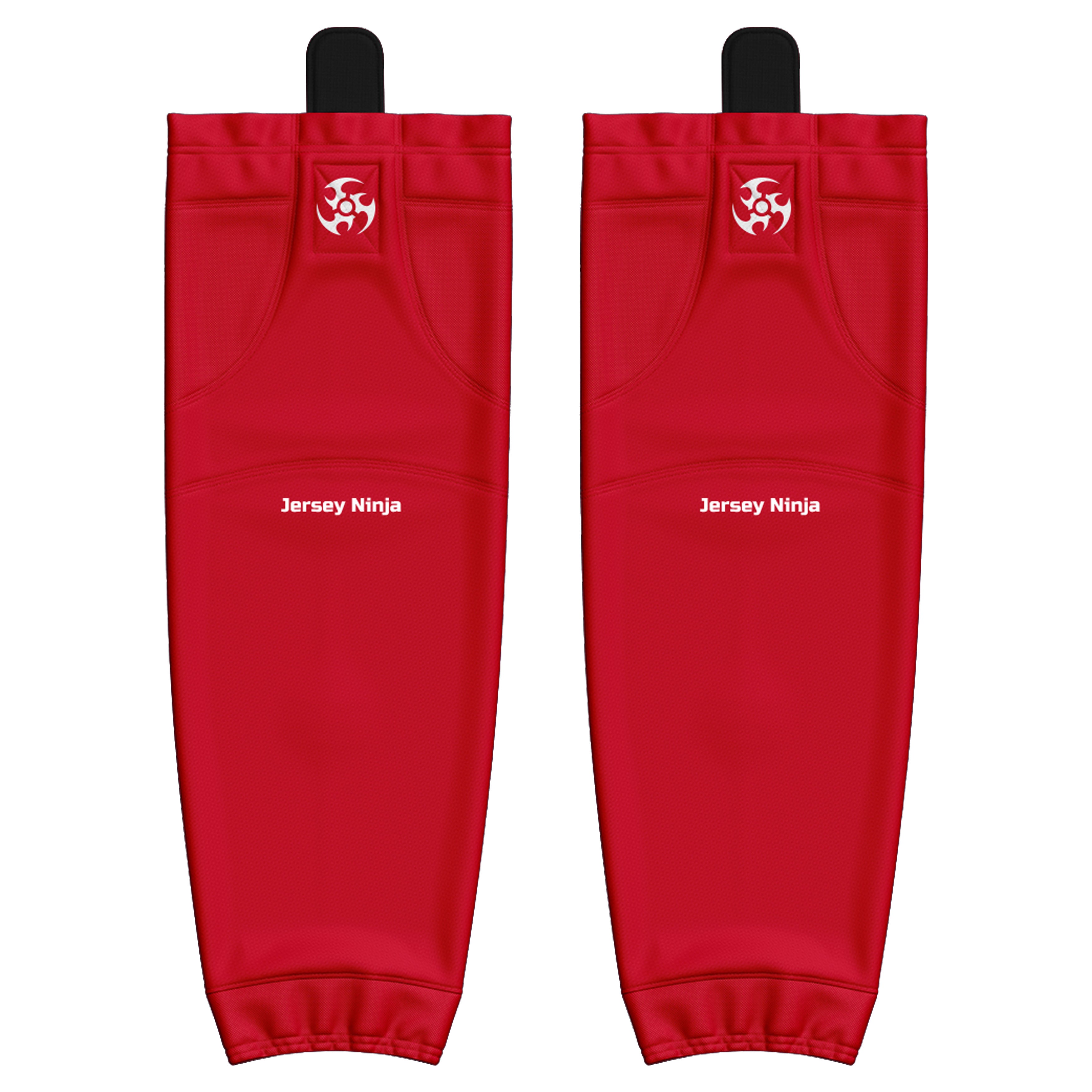 Pro Mesh Solid Red Hockey Socks