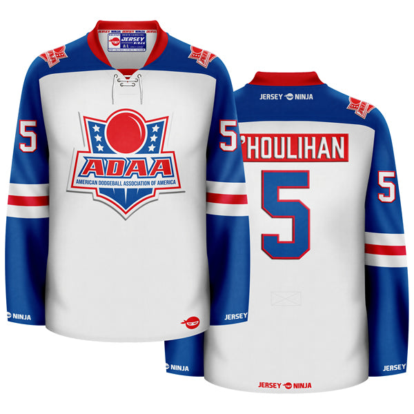 American Dodgeball Association of America Hockey Jersey