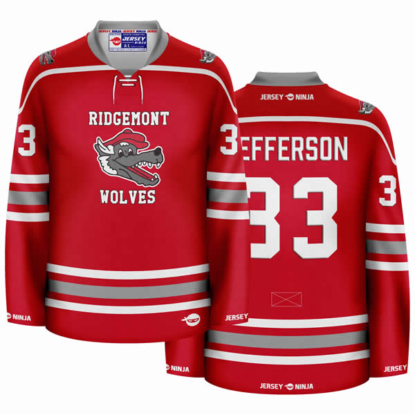 Fast Times Ridgemont Wolves Hockey Jersey