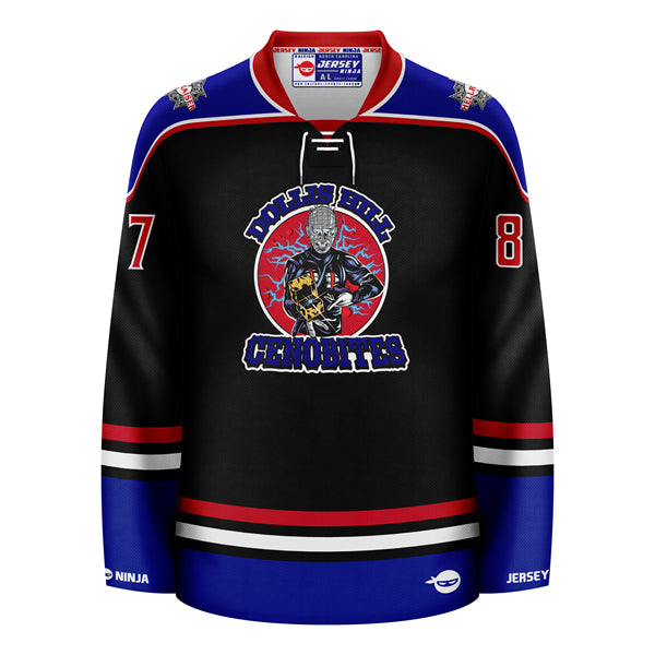 Hellraiser Dollis Hill Demons Pinhead Hockey Jersey