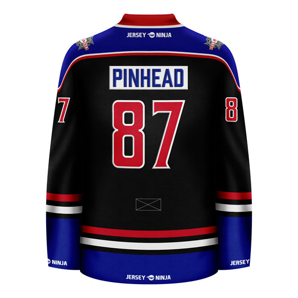 Hellraiser Dollis Hill Demons Pinhead Hockey Jersey