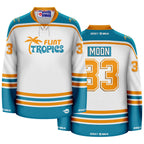 Semi Pro Flint Tropics Jackie Moon Hockey Jersey