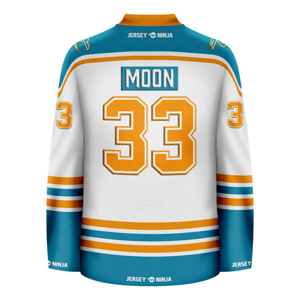 Semi Pro Flint Tropics Jackie Moon Hockey Jersey