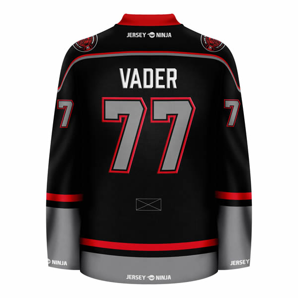 Star Wars Black Squadron Vader Hockey Jersey