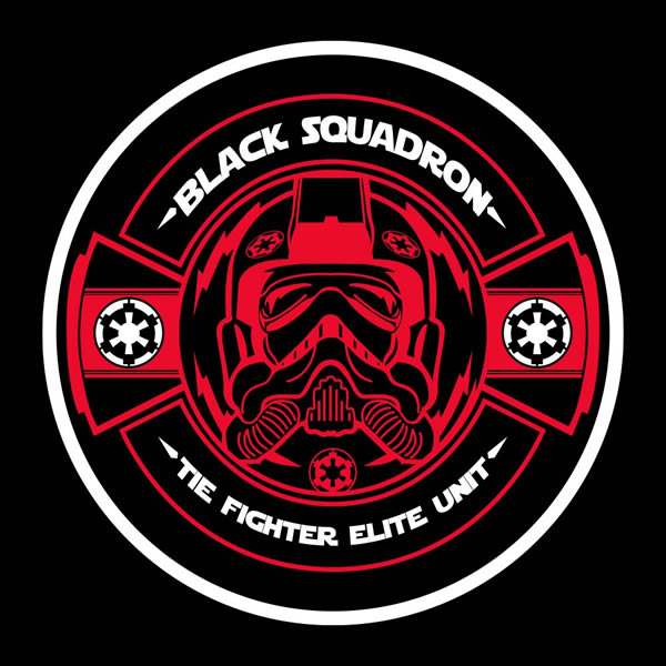 Star Wars Black Squadron Vader Hockey Jersey