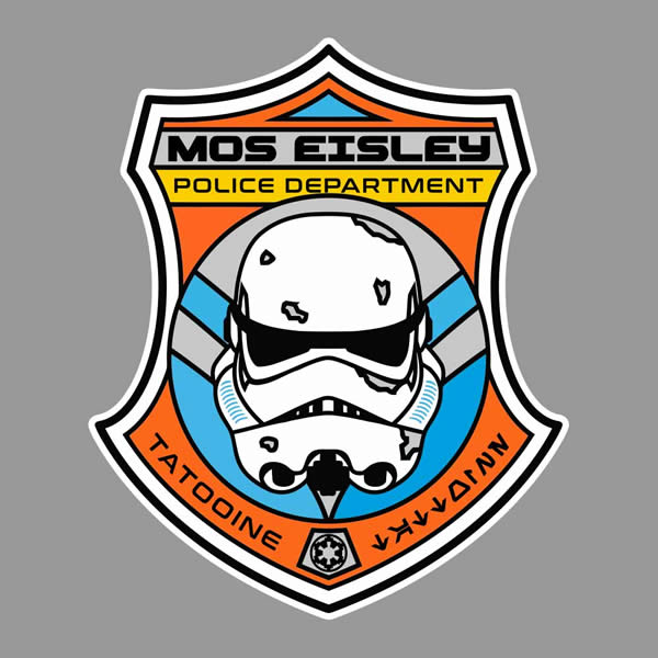 Star Wars Mos Eisley Police Department Hockey Jersey