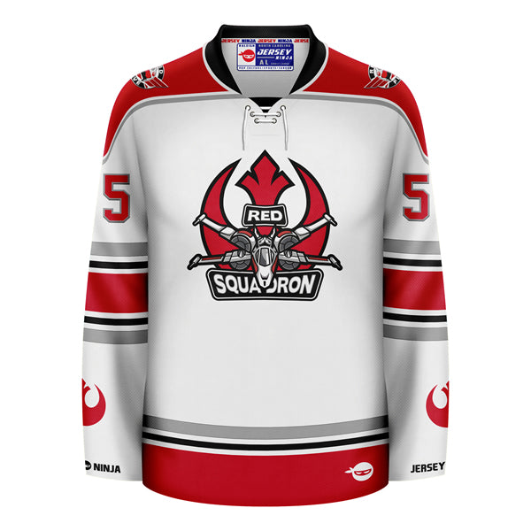 Star Wars Red Squadron Skywalker Hockey Jersey