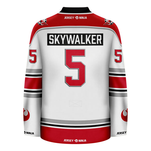 Star Wars Red Squadron Skywalker Hockey Jersey