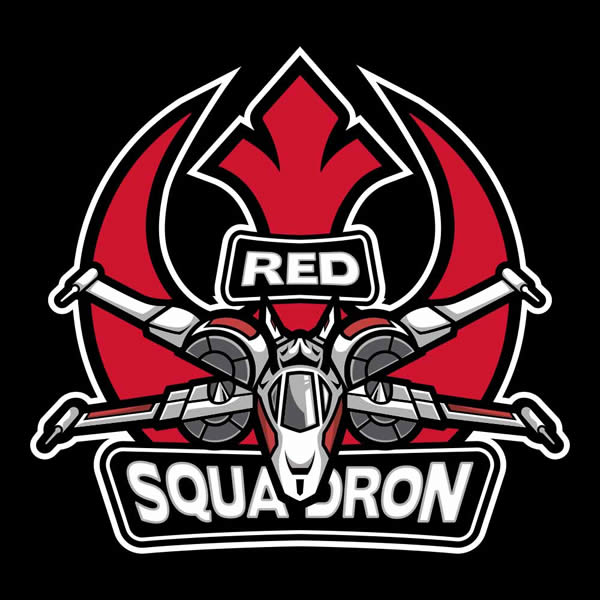 Star Wars Red Squadron Darklighter Hockey Jersey