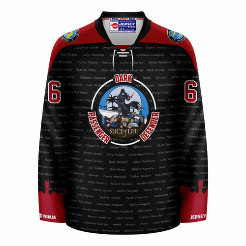 Dark Passenger/Defender Dexter Morgan Hockey Jersey
