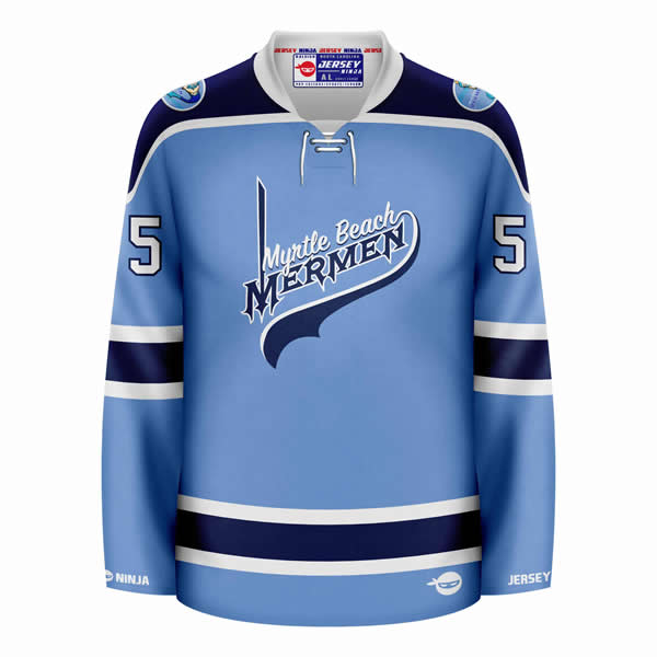 Myrtle Beach Merman Kenny Powers Hockey Jersey