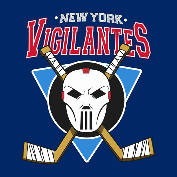 New York Vigilantes Casey Jones Hockey Jersey