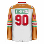 The Simpsons Itchy & Scratchy Hockey Jersey