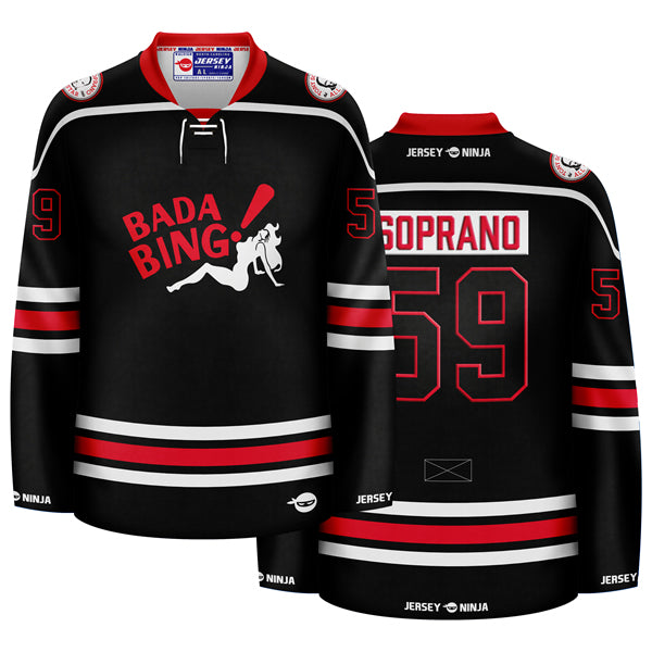 Bada Bing Soprano Hockey Jersey