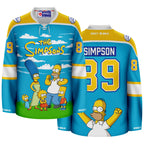 The Simpsons Cloudscape Hockey Jersey