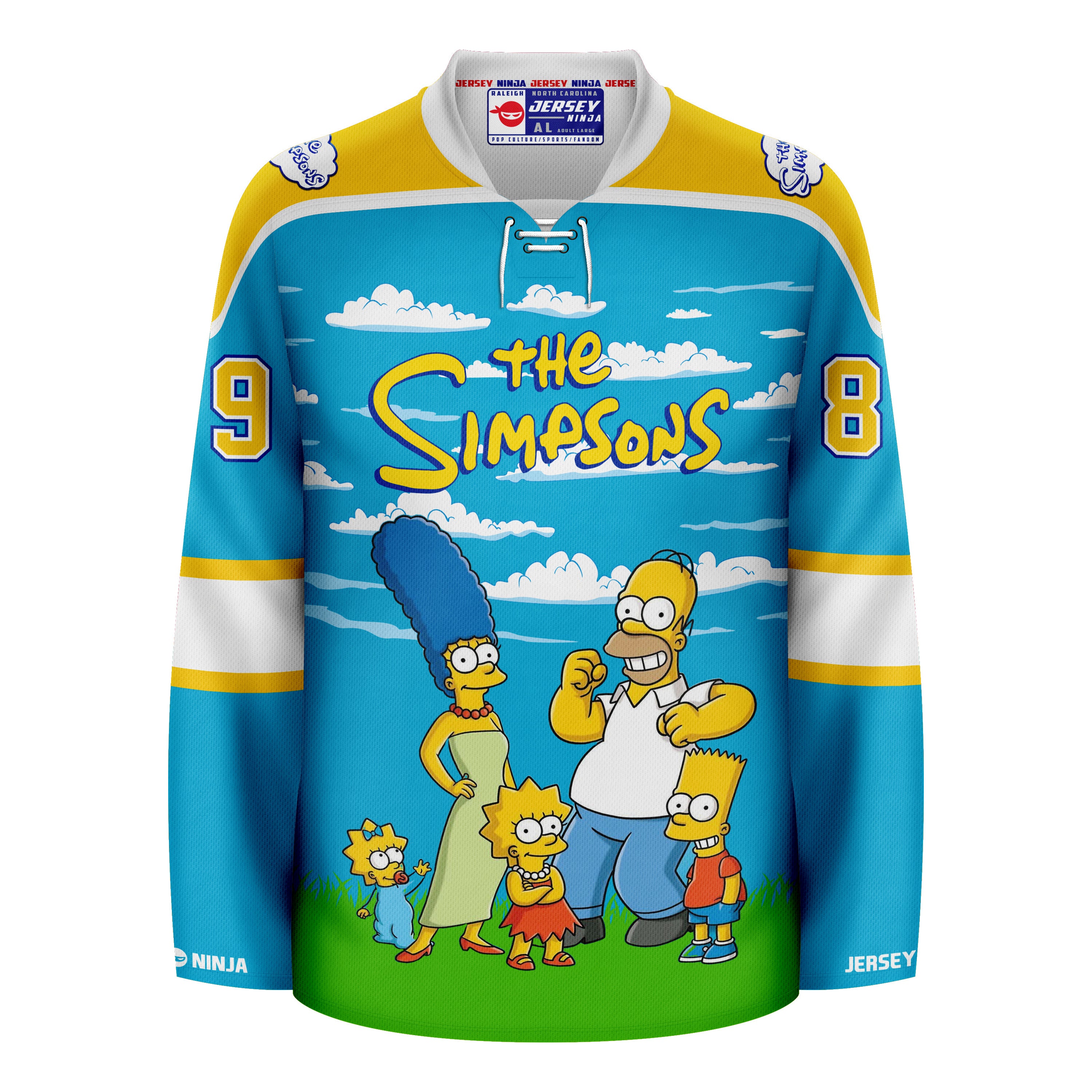 The Simpsons Cloudscape Hockey Jersey