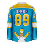 The Simpsons Cloudscape Hockey Jersey