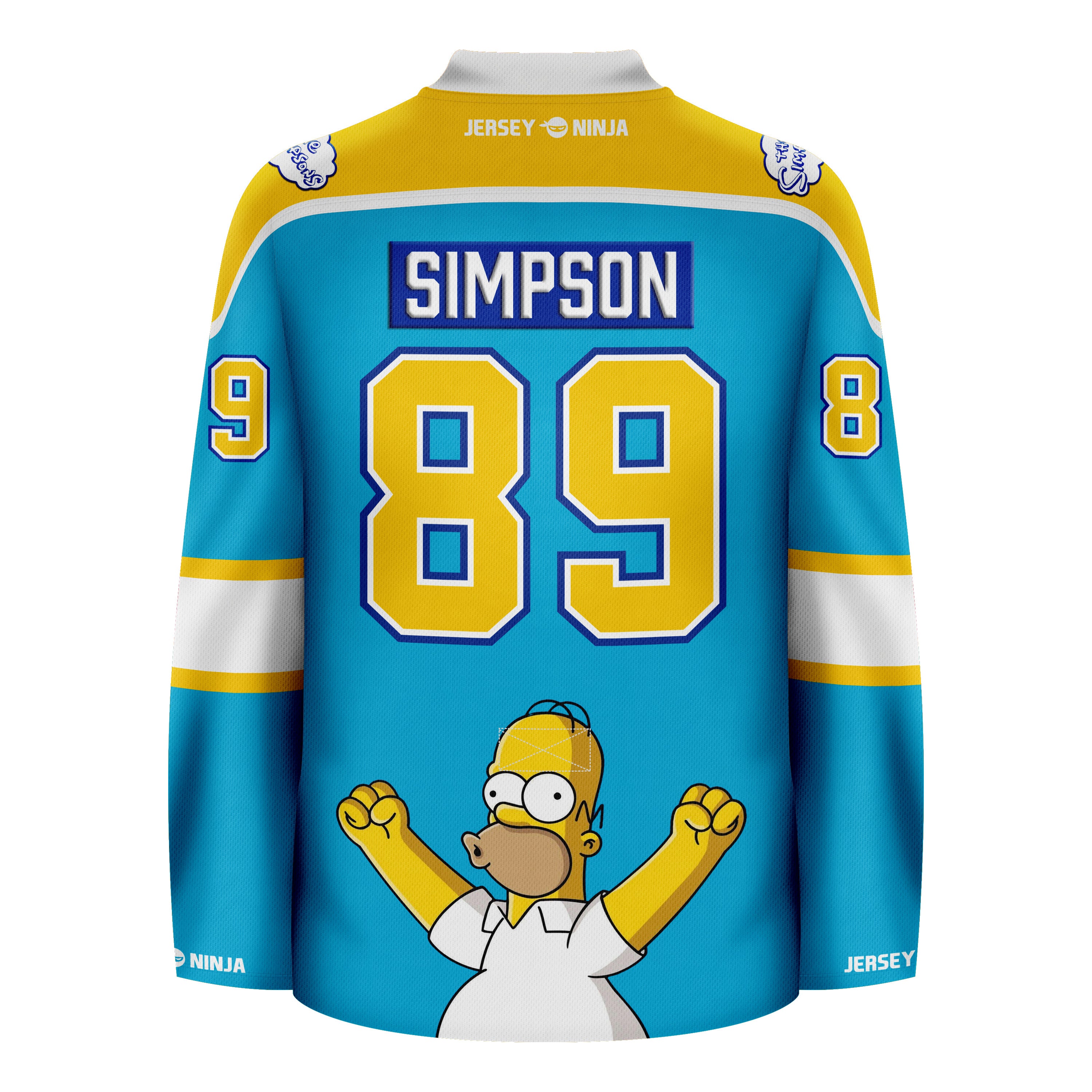 The Simpsons Cloudscape Hockey Jersey
