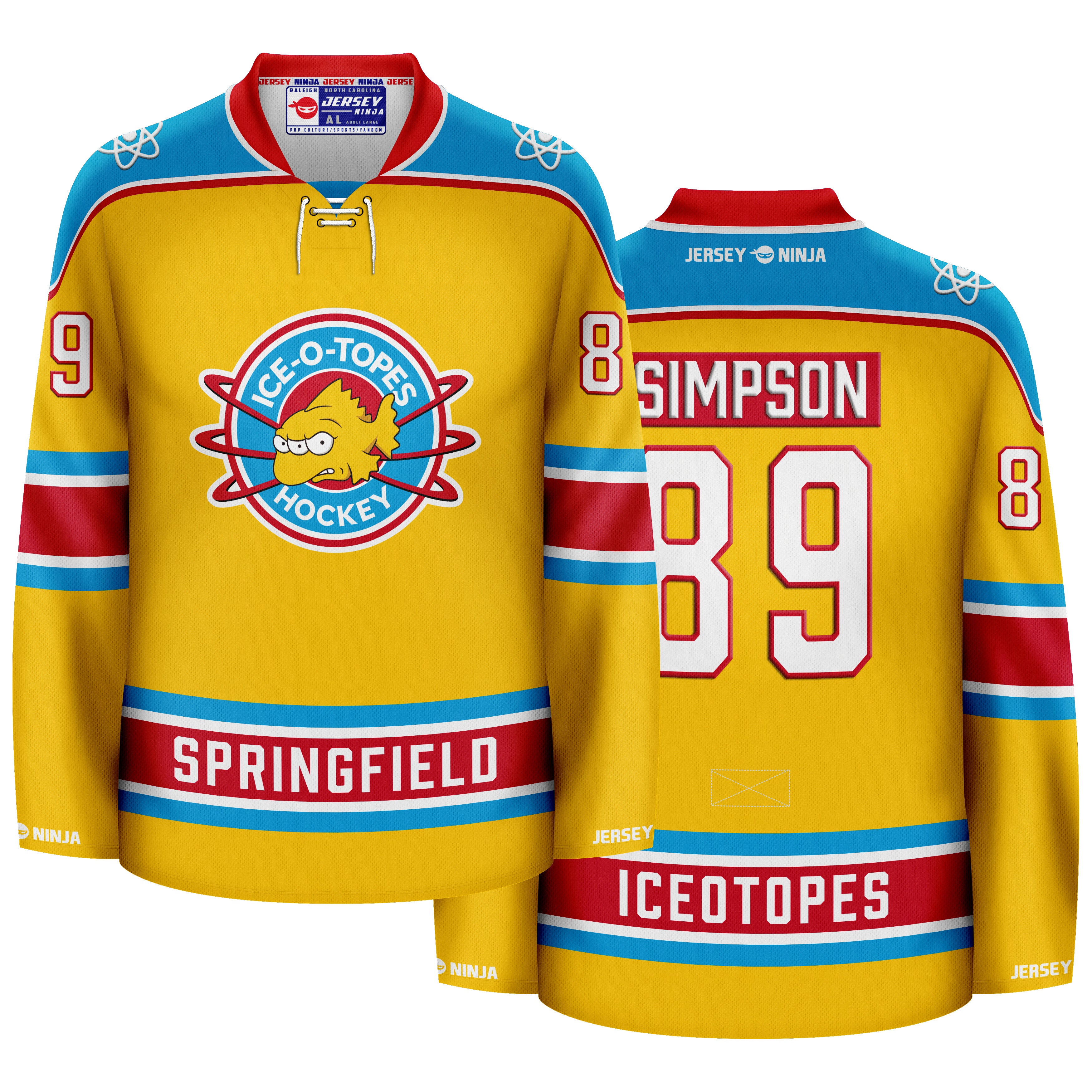 The Simpsons Springfield Iceotopes Hockey Jersey