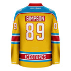 The Simpsons Springfield Iceotopes Hockey Jersey