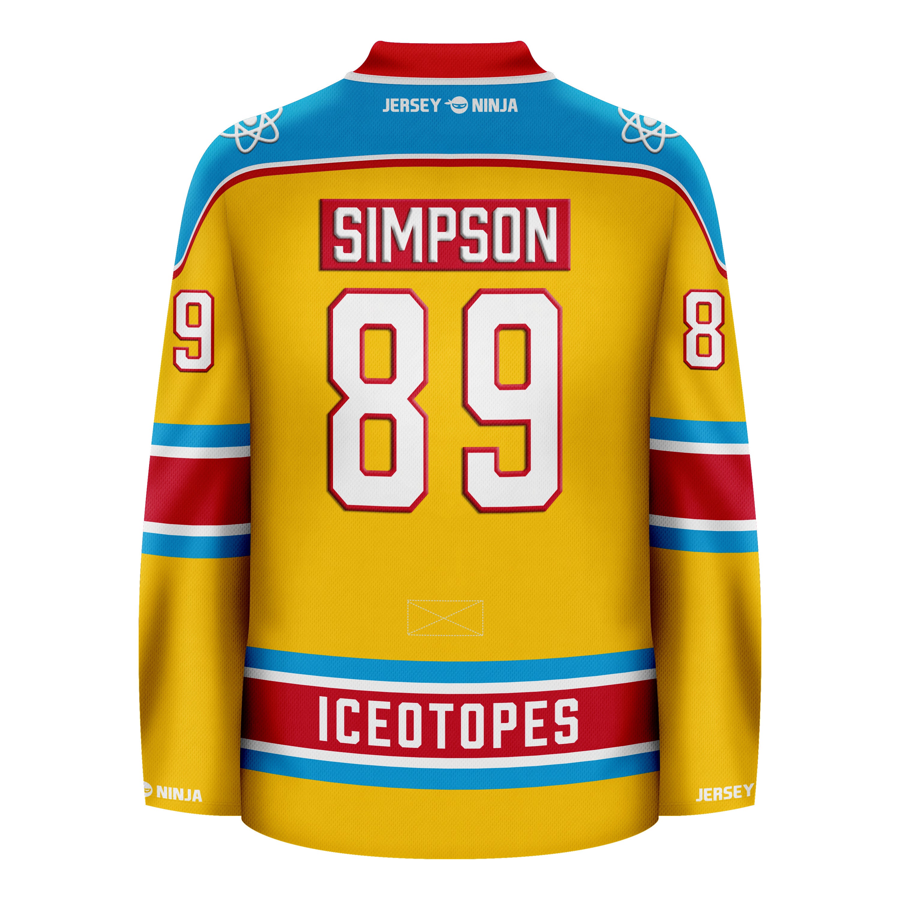 The Simpsons Springfield Iceotopes Hockey Jersey